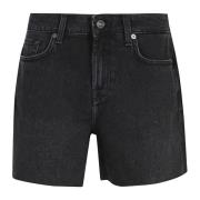 7 For All Mankind Shorts Black, Dam
