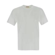 Valentino Bomull Blomma T-shirt White, Herr