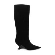 Vic Matié Svart Swan Boot Black, Dam