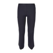 Liviana Conti Cropped Trousers Blue, Dam