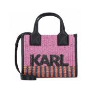 Karl Lagerfeld Snygg och praktisk rosa handväska Pink, Dam