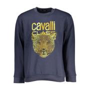 Cavalli Class Sweatshirts Blue, Herr