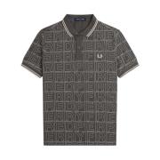Fred Perry Polo Shirts Gray, Herr