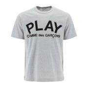 Comme des Garçons Play T-Shirts Gray, Herr