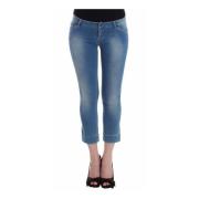 Ermanno Scervino Cropped Jeans Blue, Dam