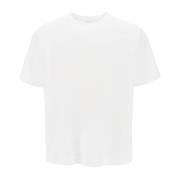Burberry Oversized EKD Broderi T-shirt White, Herr