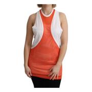 Dsquared2 Sleeveless Tops Orange, Dam