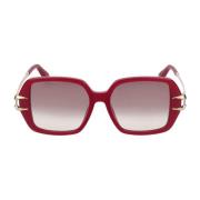 Roberto Cavalli Stiliga solglasögon Src030 Red, Dam