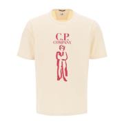 C.p. Company T-Shirts Beige, Herr