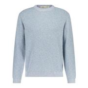 Maurizio Baldassari Round-neck Knitwear Blue, Herr