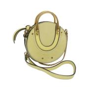 Chloé Pre-owned Pre-owned Mocka axelremsvskor Yellow, Dam