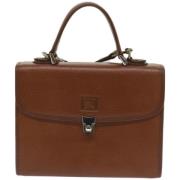 Burberry Vintage Pre-owned Laeder handvskor Brown, Dam