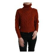 Dolce & Gabbana Turtlenecks Brown, Dam