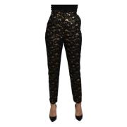 Dolce & Gabbana Slim-fit Trousers Black, Dam