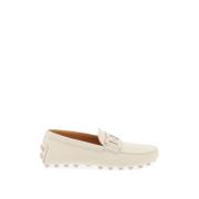 Tod's Bubble Kate Läder Loafers White, Dam