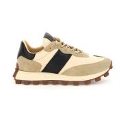 Tod's Mocka Läder Nylon Sneakers Multicolor, Herr