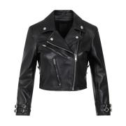 Givenchy Leather Jackets Black, Dam