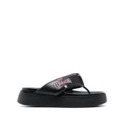 Chiara Ferragni Collection Svart Flip Flop Sandaler Black, Dam