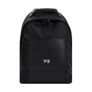 Y-3 Backpacks Black, Herr