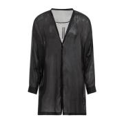 Rick Owens Lido Larry Skjorta Svart Black, Dam