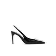 Saint Laurent Svarta Avenue Lackpumps Black, Dam