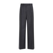 The Row Wide Trousers Gray, Dam