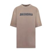Balenciaga T-Shirts Brown, Dam
