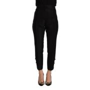 Dsquared2 Cropped Trousers Black, Dam