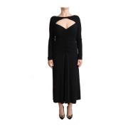 PINKO Maxi Dresses Black, Dam