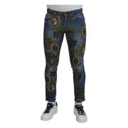 Dolce & Gabbana Slim-fit Jeans Multicolor, Herr