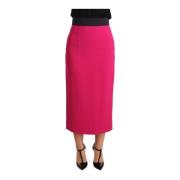 Dolce & Gabbana Midi Skirts Pink, Dam