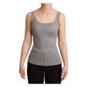 Dolce & Gabbana Sleeveless Tops Gray, Dam