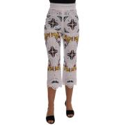 Dolce & Gabbana Cropped Trousers Multicolor, Dam