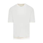 Jil Sander Klassisk Bomull Kit T-Shirt White, Herr