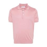 Brunello Cucinelli Polo Shirts Pink, Herr