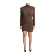 Patrizia Pepe Short Dresses Brown, Dam