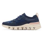 Clarks Blå Dam Sneakers Nature X Cove Blue, Dam