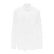Saks Potts Klassisk Vit Button-Up Skjorta White, Dam
