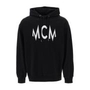 MCM Hoodie Sweatshirt Black, Herr