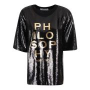 Philosophy di Lorenzo Serafini T-Shirts Black, Dam