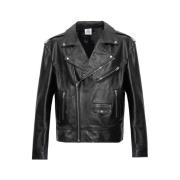 Vetements Leather Jackets Black, Herr