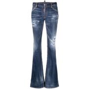 Dsquared2 Flared Jeans Blue, Dam