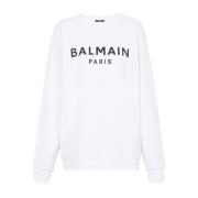 Balmain Paris sweatshirt White, Herr