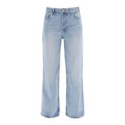 Ganni Loose-fit Jeans Blue, Dam