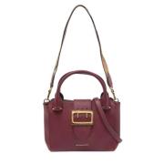 Burberry Vintage Pre-owned Laeder totevskor Red, Dam