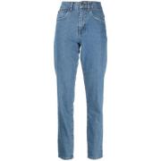Twinset Straight Jeans Blue, Dam