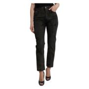 Dolce & Gabbana Straight Jeans Brown, Dam