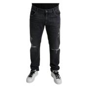 Dolce & Gabbana Straight Jeans Black, Herr