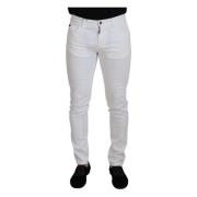 Dolce & Gabbana Slim-fit Jeans White, Herr