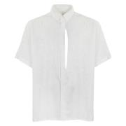 Louis Gabriel Nouchi Short Sleeve Shirts White, Herr